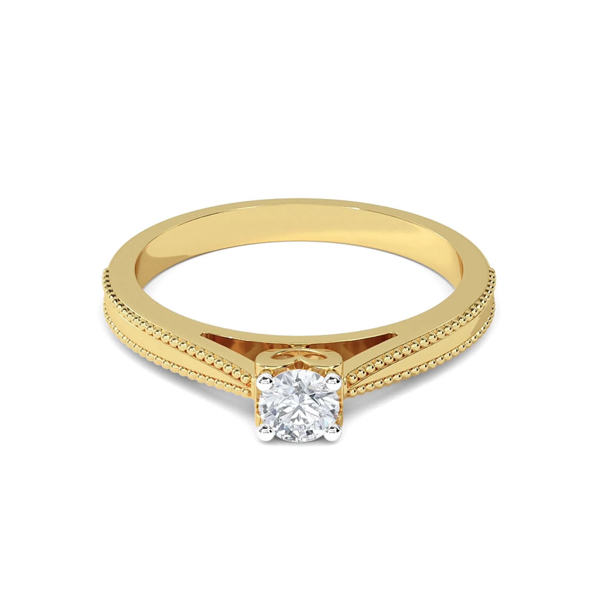 0.20 CT Zel Solitaire Ring