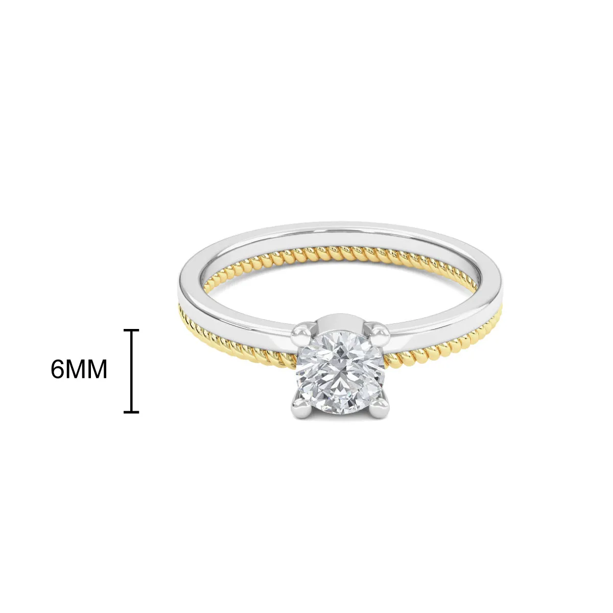 0.50 CT Kader Solitaire Ring