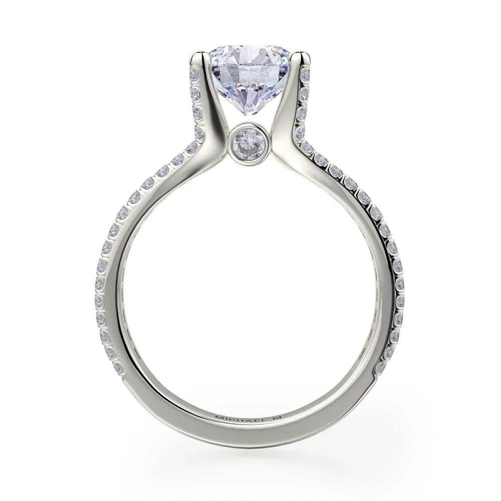 0.62ctw Round Diamond Engagement Ring