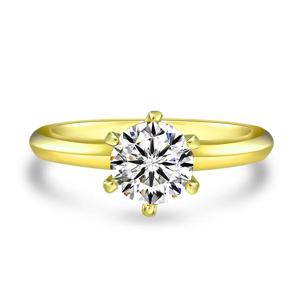 1 Carat Solitaire Engagement Ring