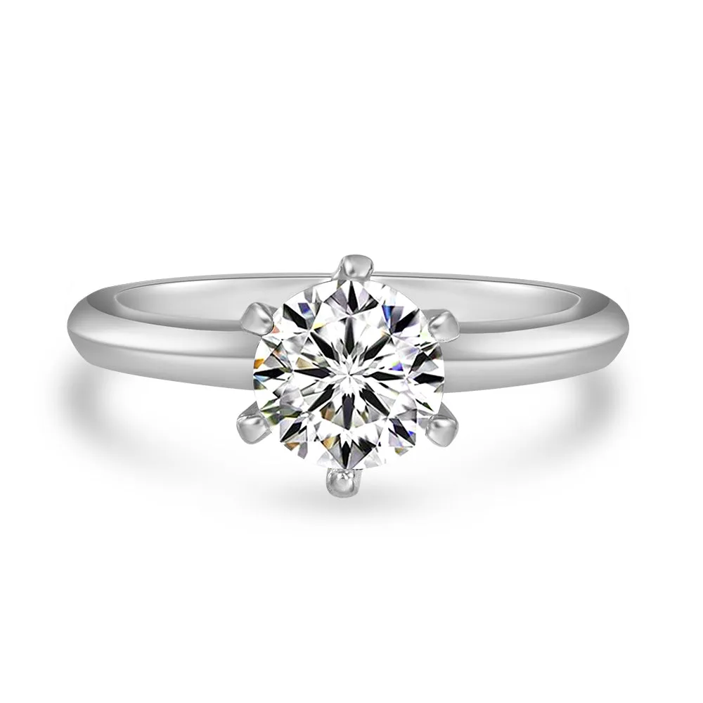 1 Carat Solitaire Engagement Ring