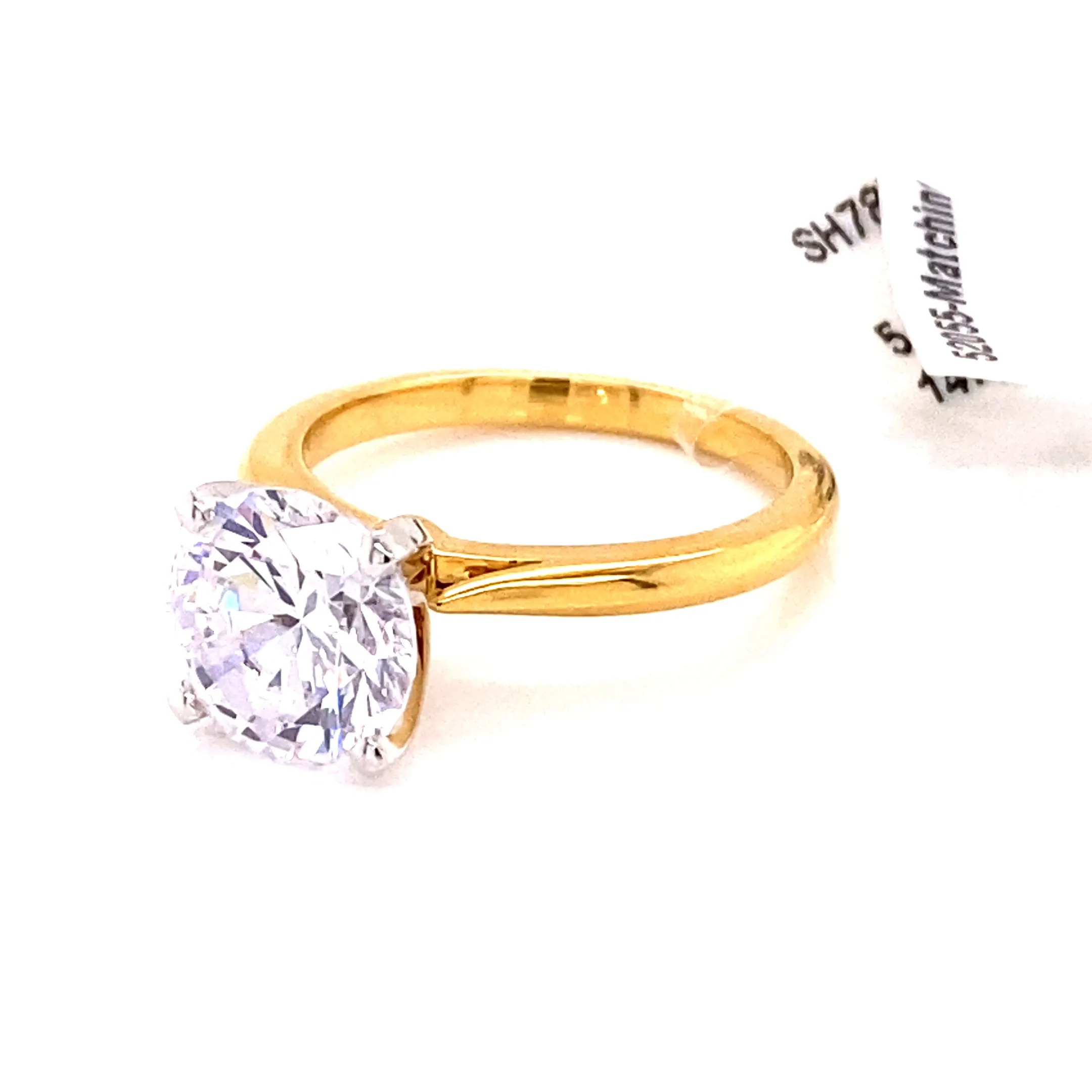 14K Gold Round Diamond Solitaire Ring (Piece by Piece™)