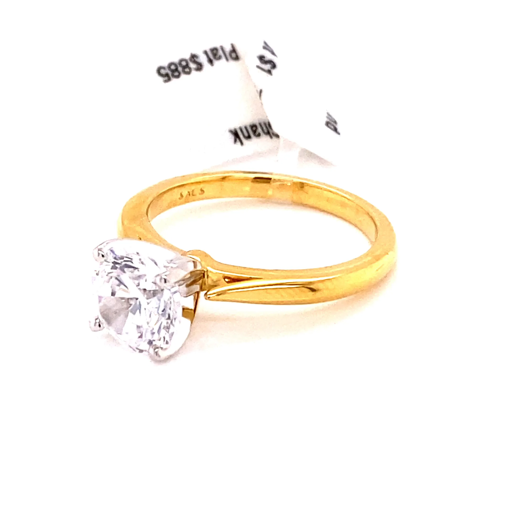 14K Gold Round Diamond Solitaire Ring (Piece by Piece™)