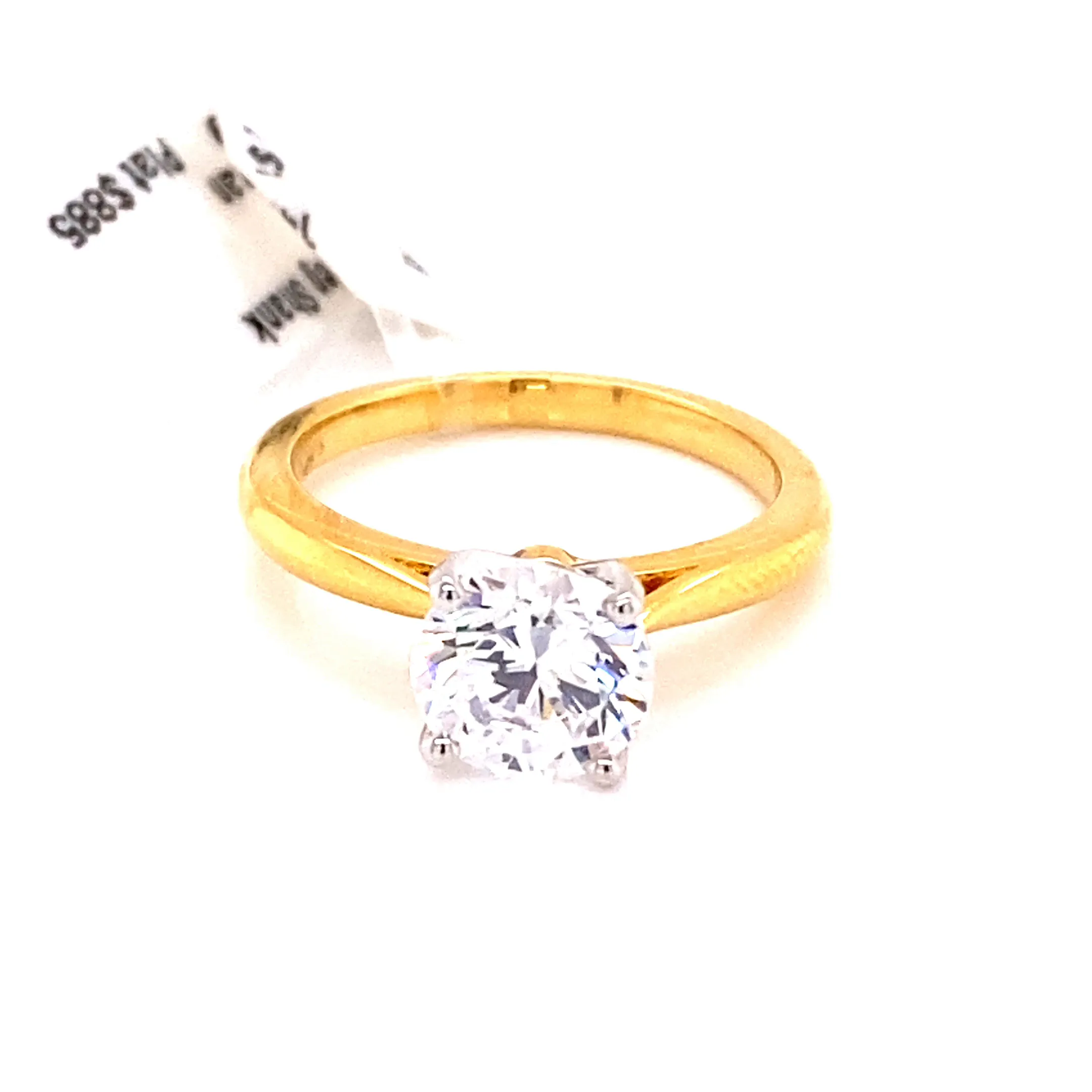 14K Gold Round Diamond Solitaire Ring (Piece by Piece™)