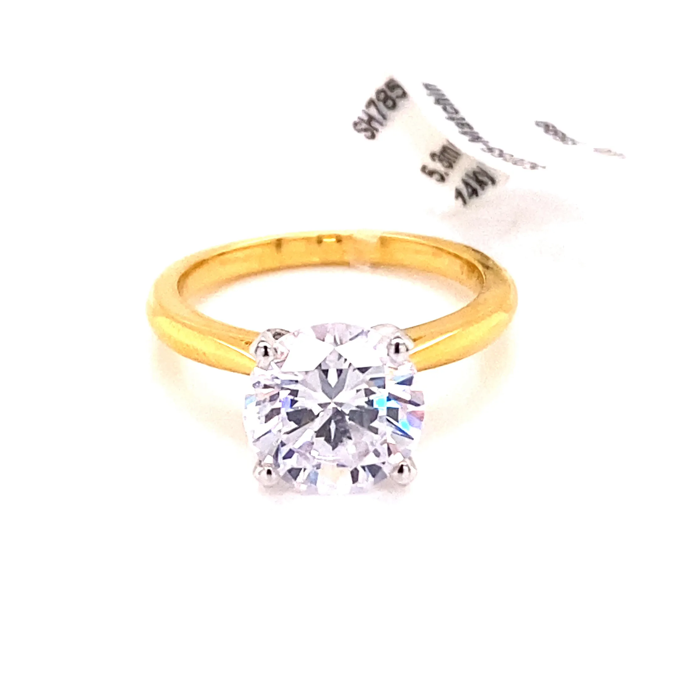 14K Gold Round Diamond Solitaire Ring (Piece by Piece™)