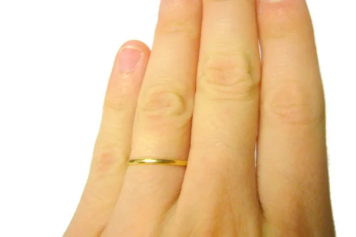 14k Yellow Gold Band Ring