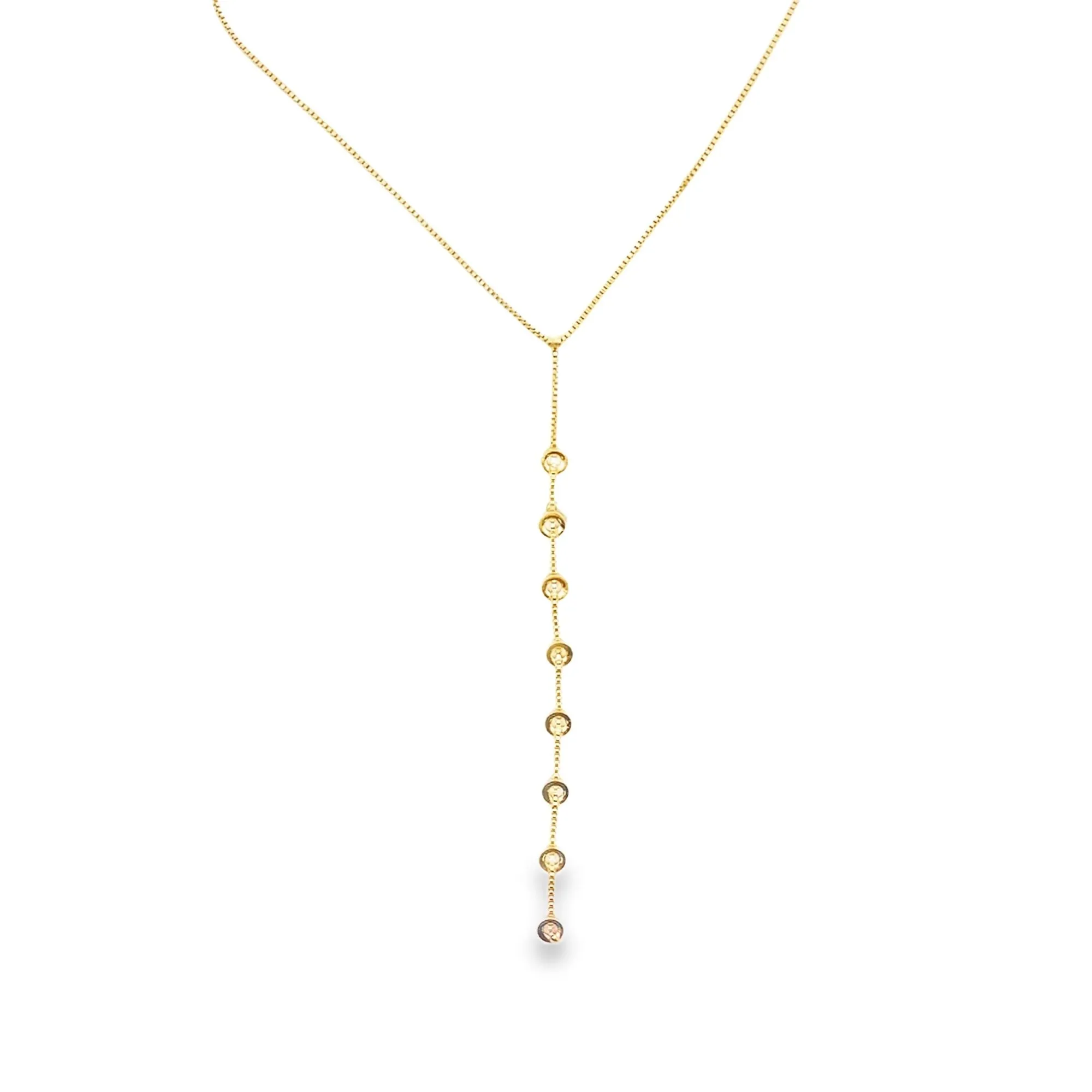 18k Gold Filled Dangle Necklace