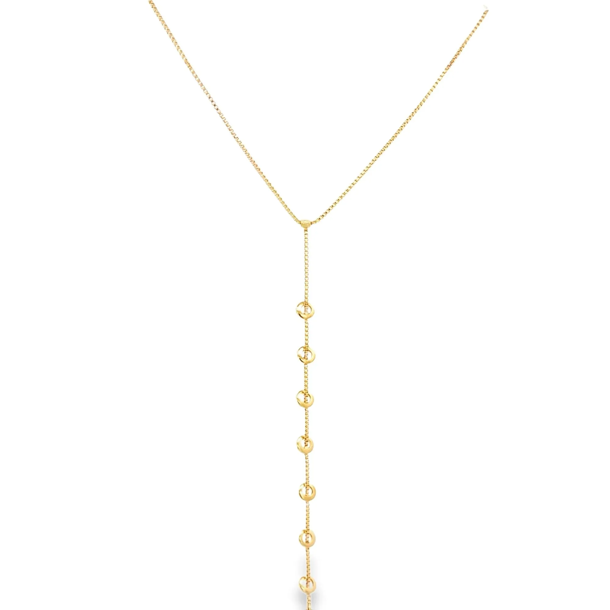 18k Gold Filled Dangle Necklace