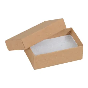 2 1/2 x 1 1/2 x 7/8" Kraft Jewelry Boxes