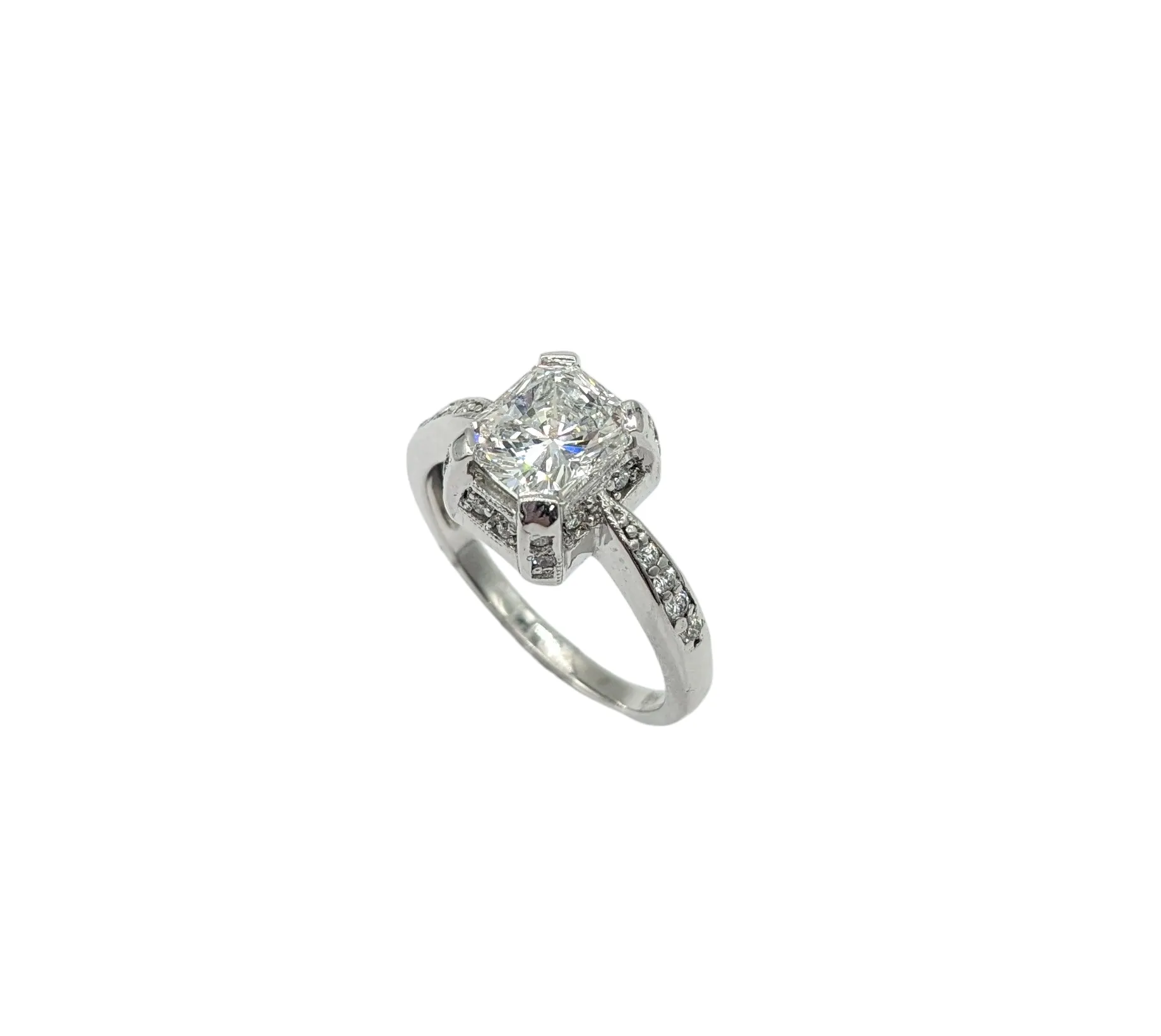 2.04 Carat Total Weight Diamond Ring