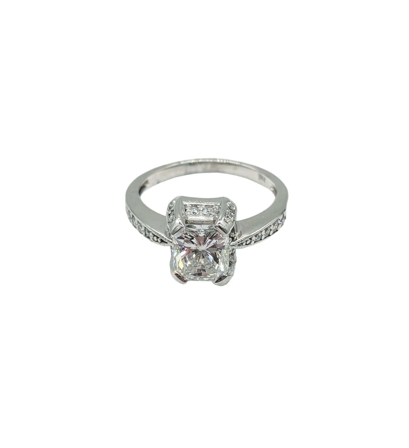 2.04 Carat Total Weight Diamond Ring