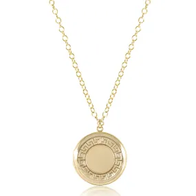 28.5" Necklace Gold - Cherish Medium Gold Locket