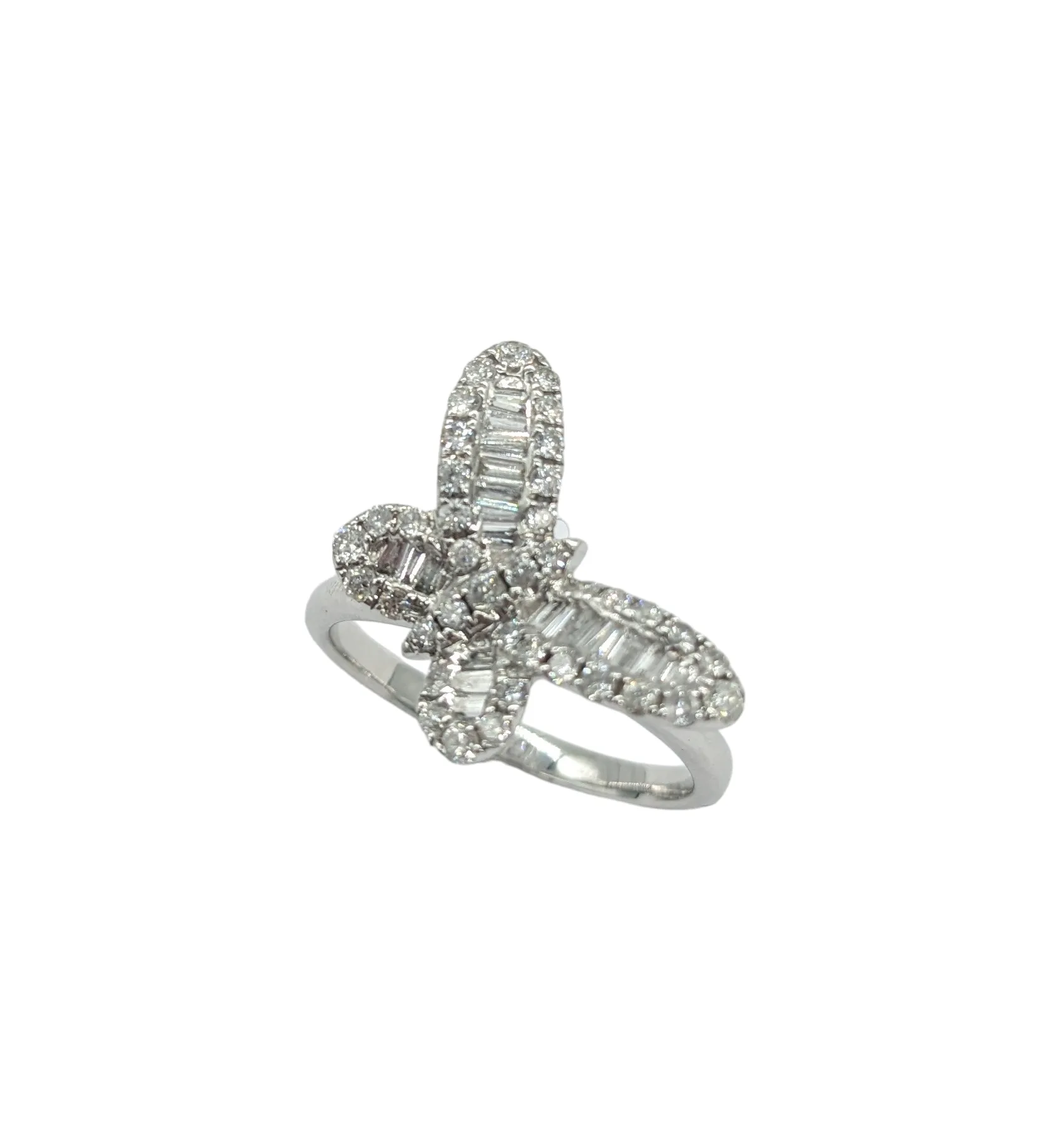 3/4 Carat Diamond Butterfly Ring