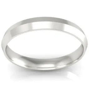 3mm Knife Edge Wedding Ring in 18k