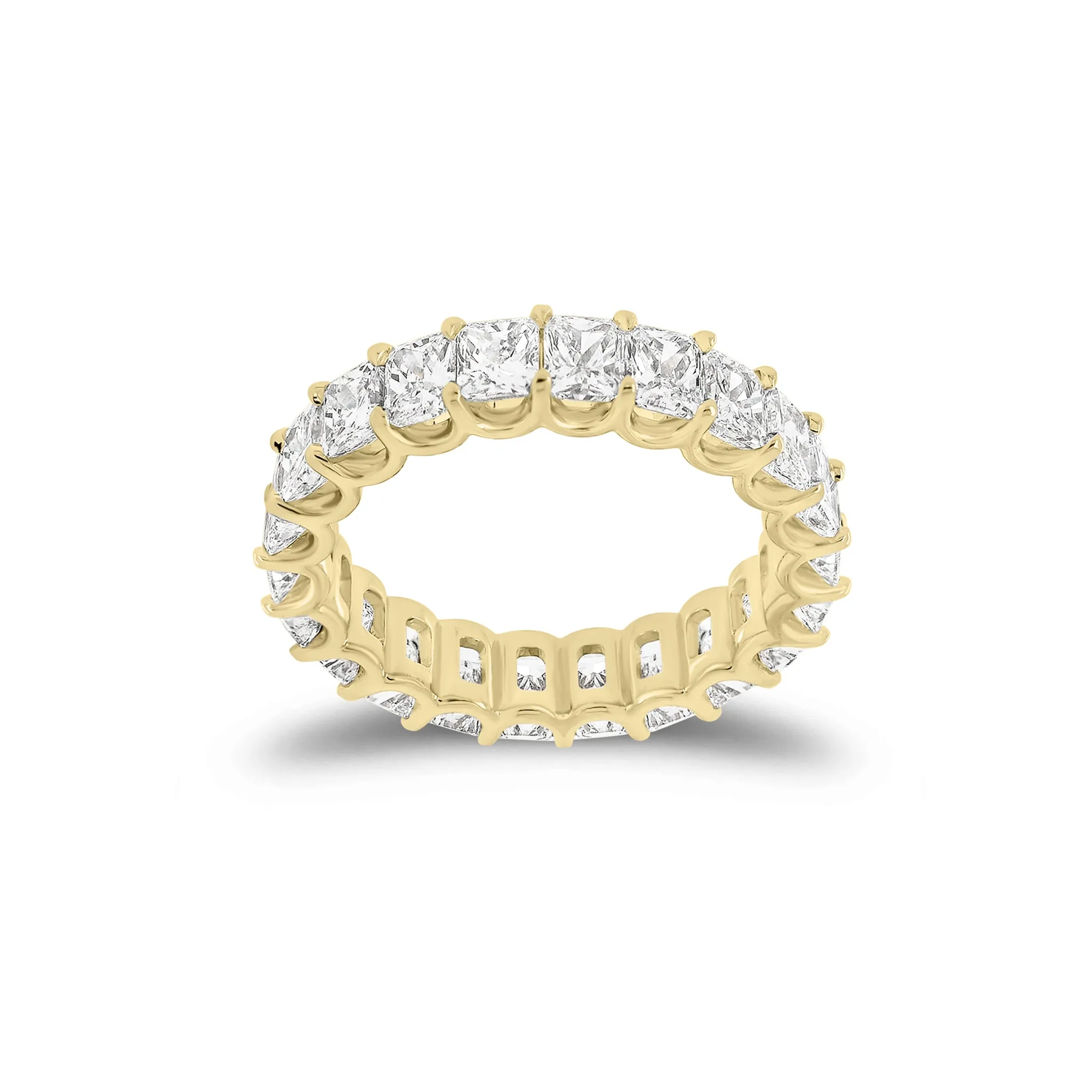 4.47 ct Radiant-Cut Diamond Eternity Band