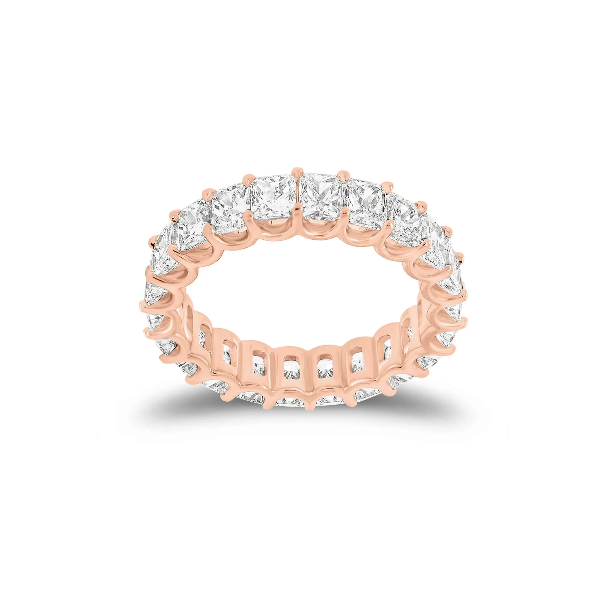 4.47 ct Radiant-Cut Diamond Eternity Band