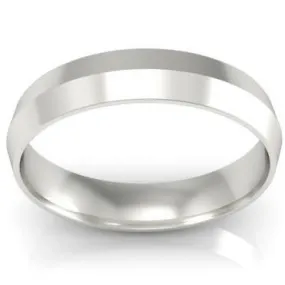 4mm Knife Edge Wedding Band in 14k