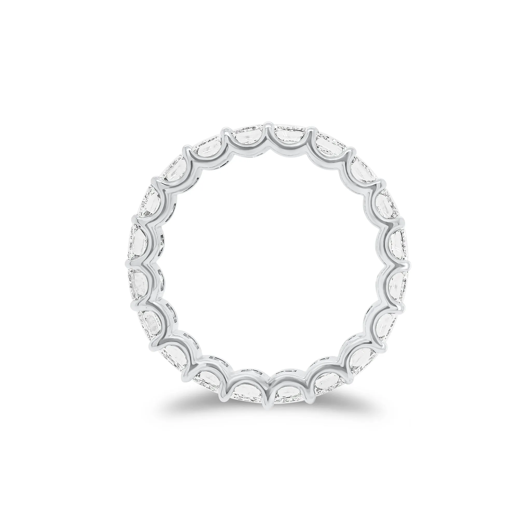 5.05 Carat Radiant Cut Diamond Eternity Band