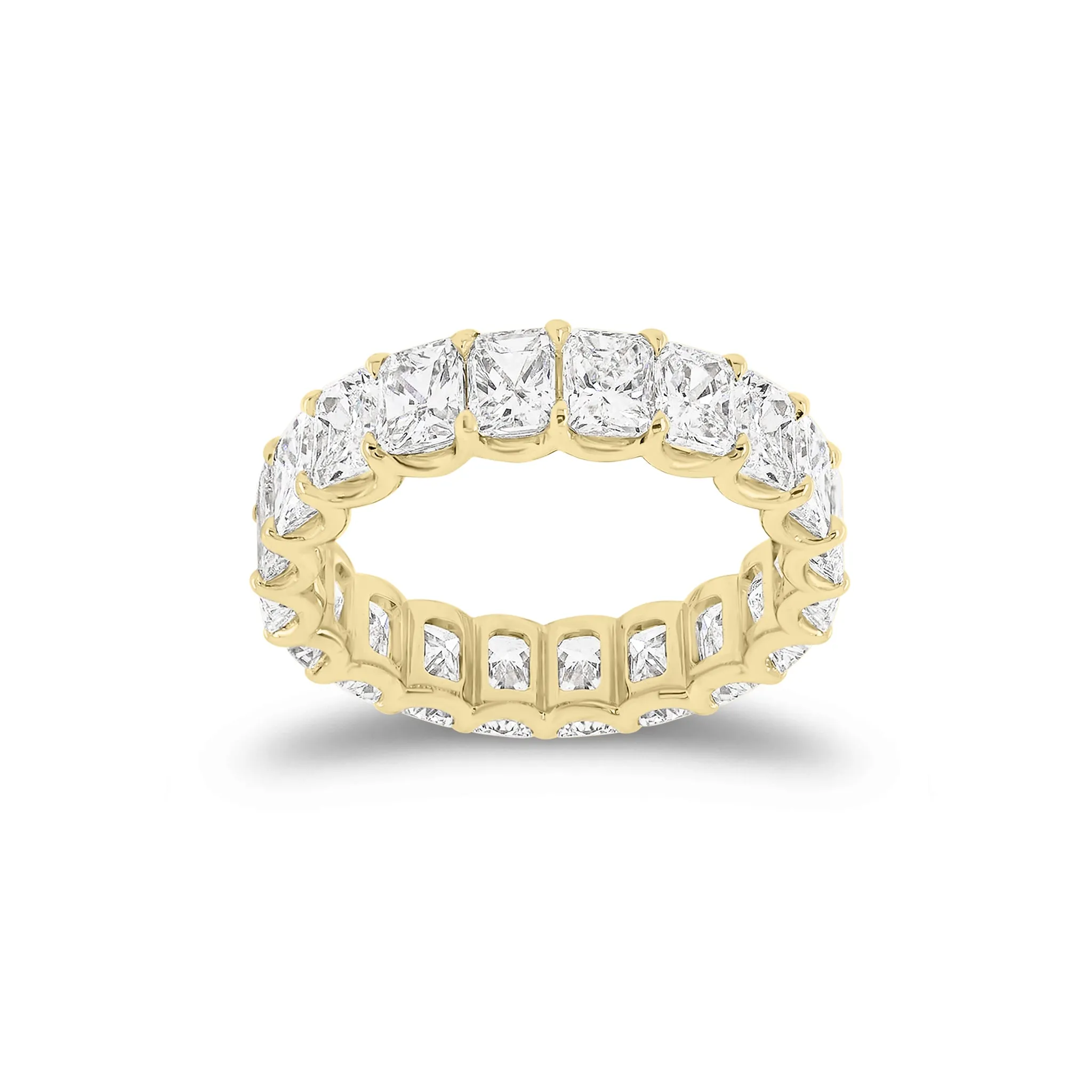 5.05 Carat Radiant Cut Diamond Eternity Band