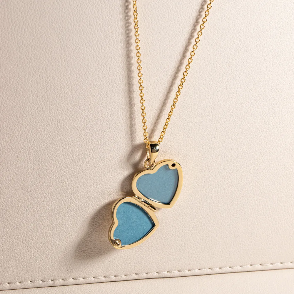 9ct Yellow Gold Heart Locket