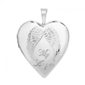 Acotis Silver Locket Heart Shaped G6805