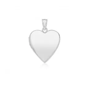 Acotis Silver Locket Medium Heart G61133