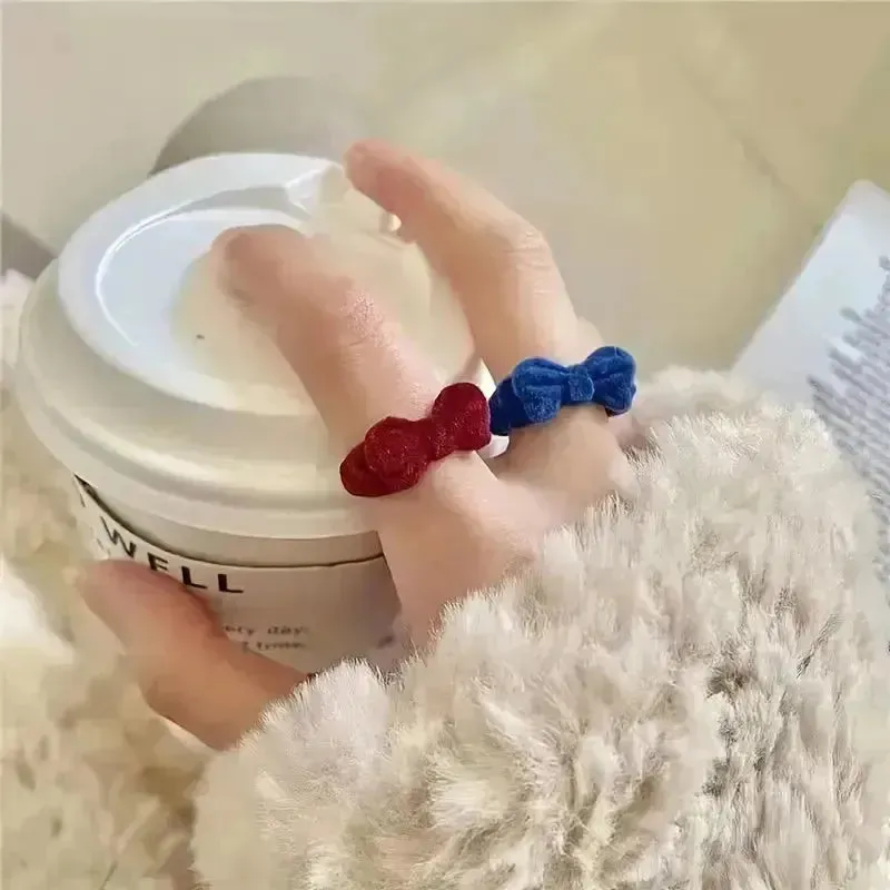 Adorable Velvet Bow Ring