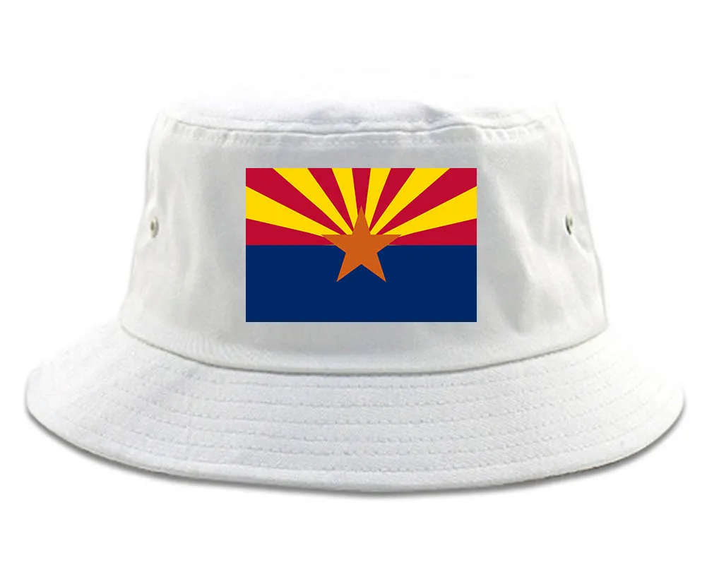 Arizona State Flag AZ Chest Mens Bucket Hat