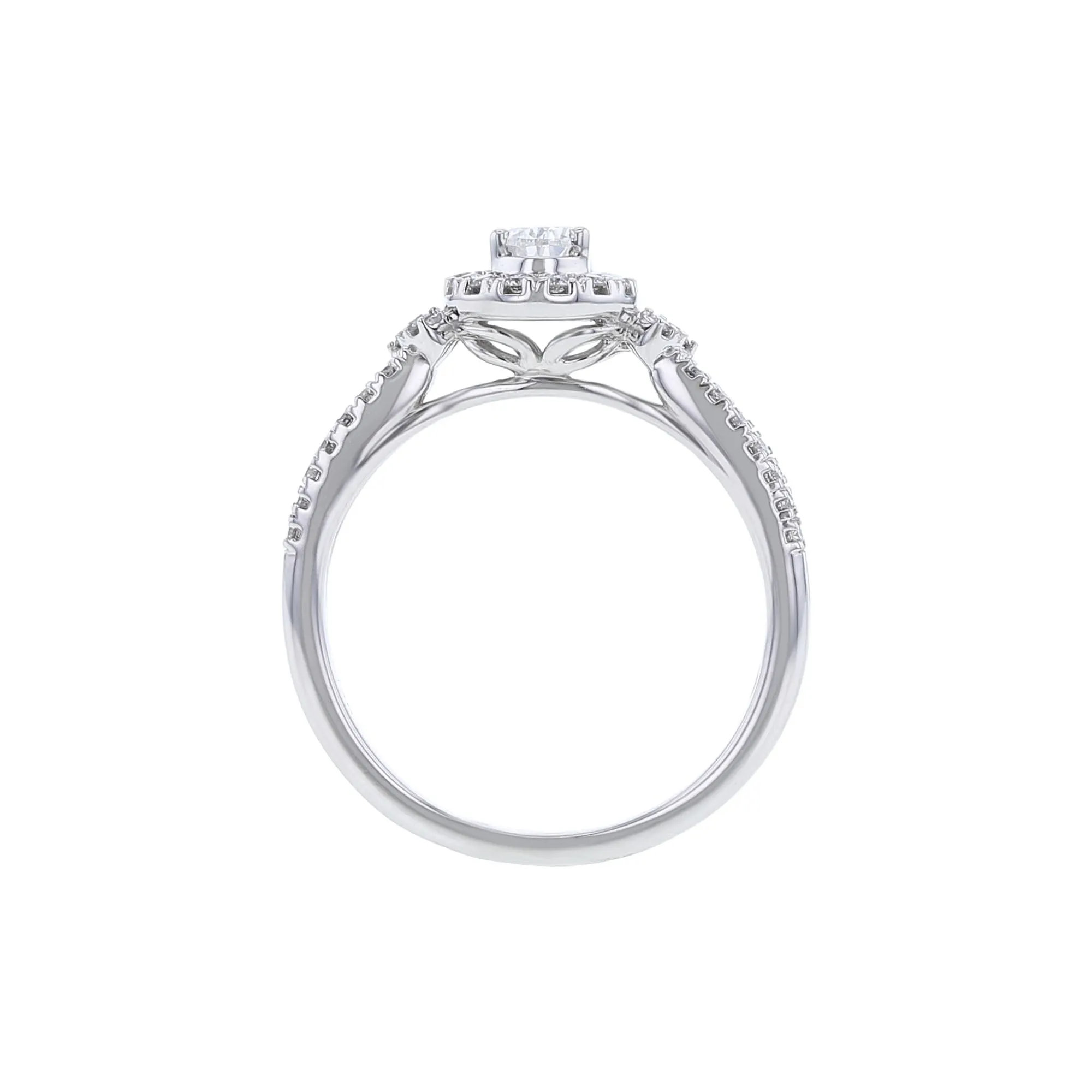 Aster Pear Ready for Love Diamond Engagement Ring