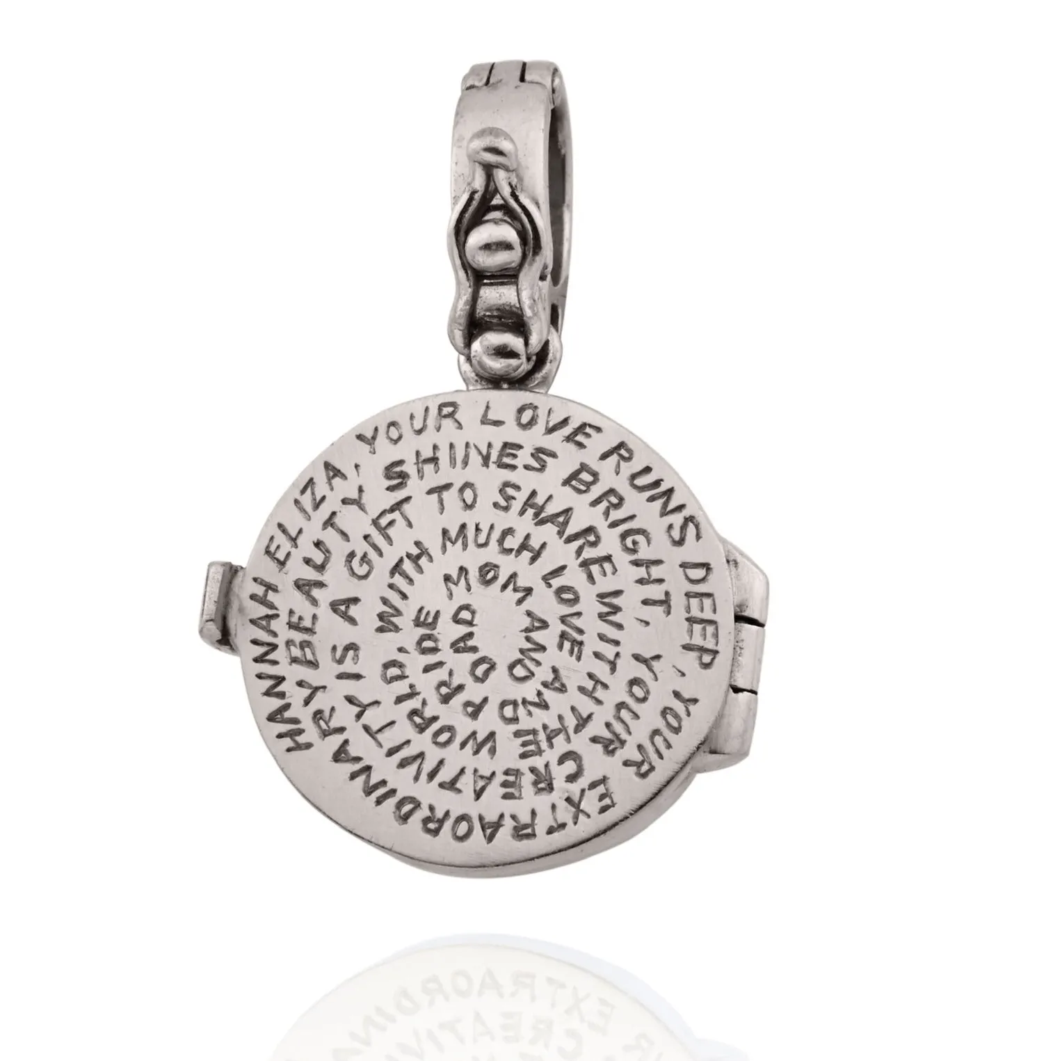 Award-Winning Pavé Diamond Love Locket Charm Large