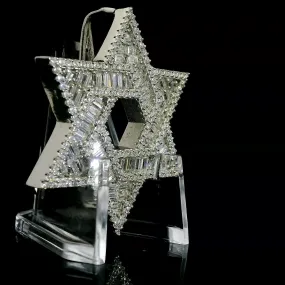 Baguette Star of David Pendant