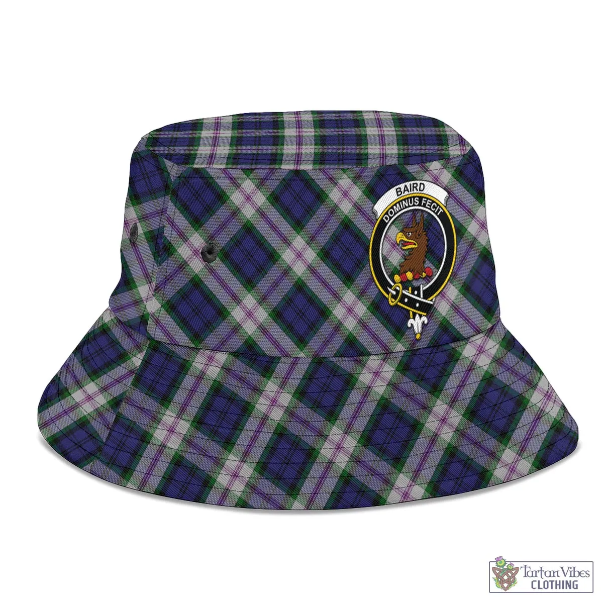 Baird Dress Tartan Bucket Hat with Family Crest