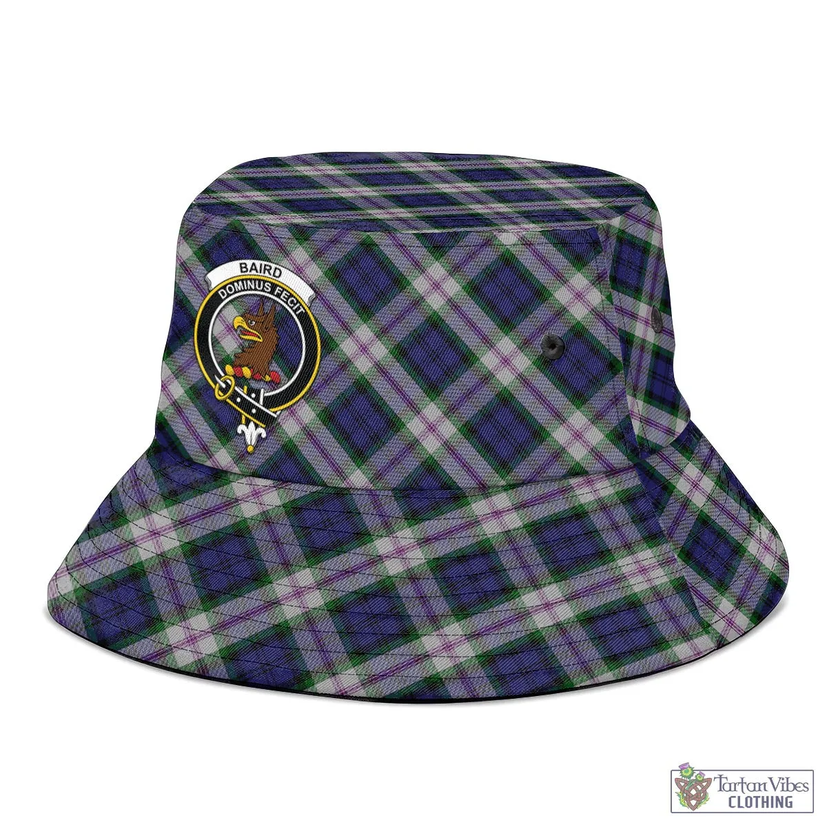 Baird Dress Tartan Bucket Hat with Family Crest