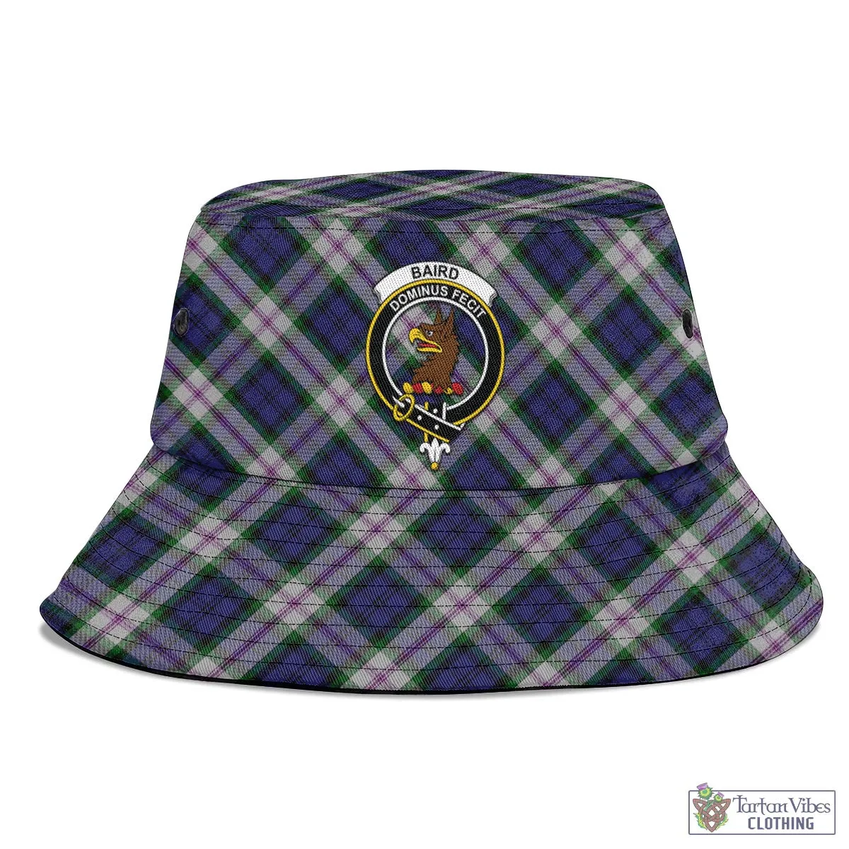 Baird Dress Tartan Bucket Hat with Family Crest