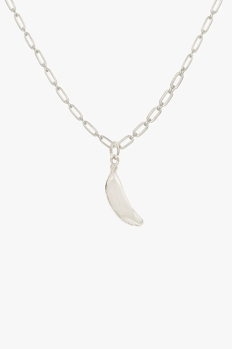 Banana pendant silver