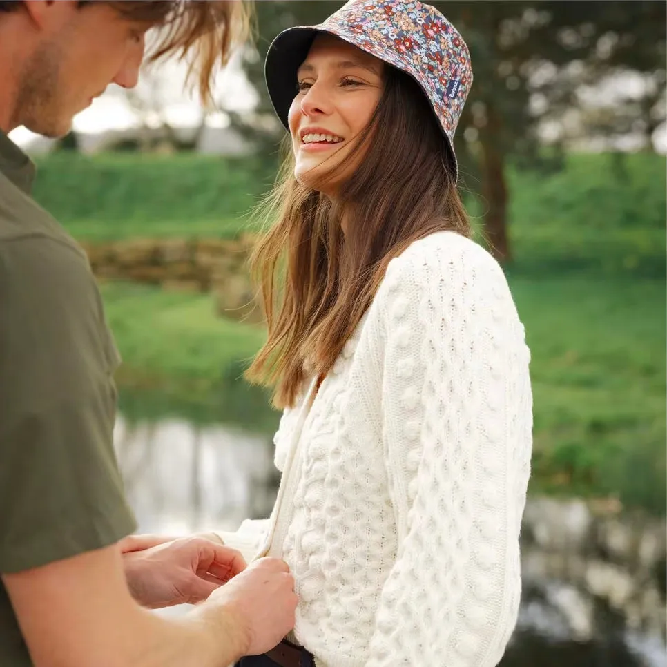 Barbour Women's Adria Bucket Hat in Navy