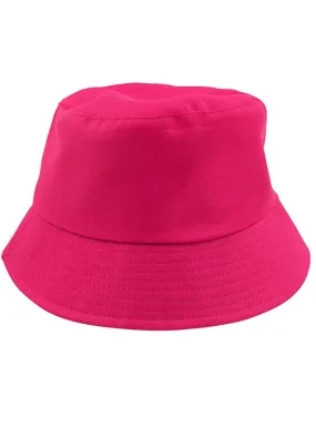 Basic Hot Pink Adults Costume Bucket Hat