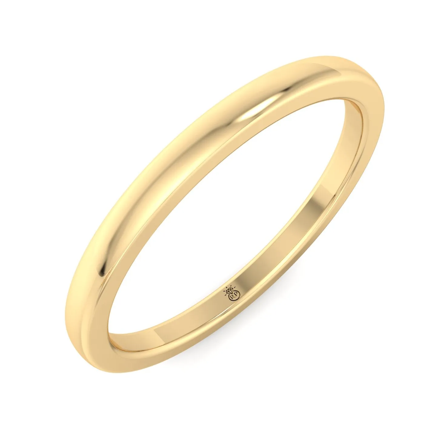 Bonaire - 3mm Plain Wedding Band