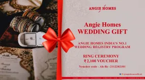 Book Wedding Gift Registry Program with Angie Homes