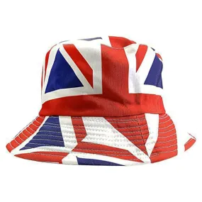 British Adults Bucket Hat V2 | Union Jack Flag Reversible