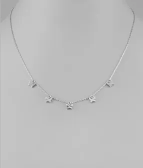 Butterfly Charm Silver Necklace