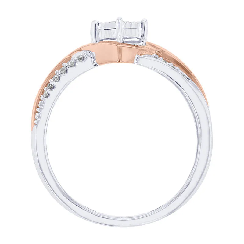 Bypass Princess Mirage Ready for Love Diamond Engagement Ring