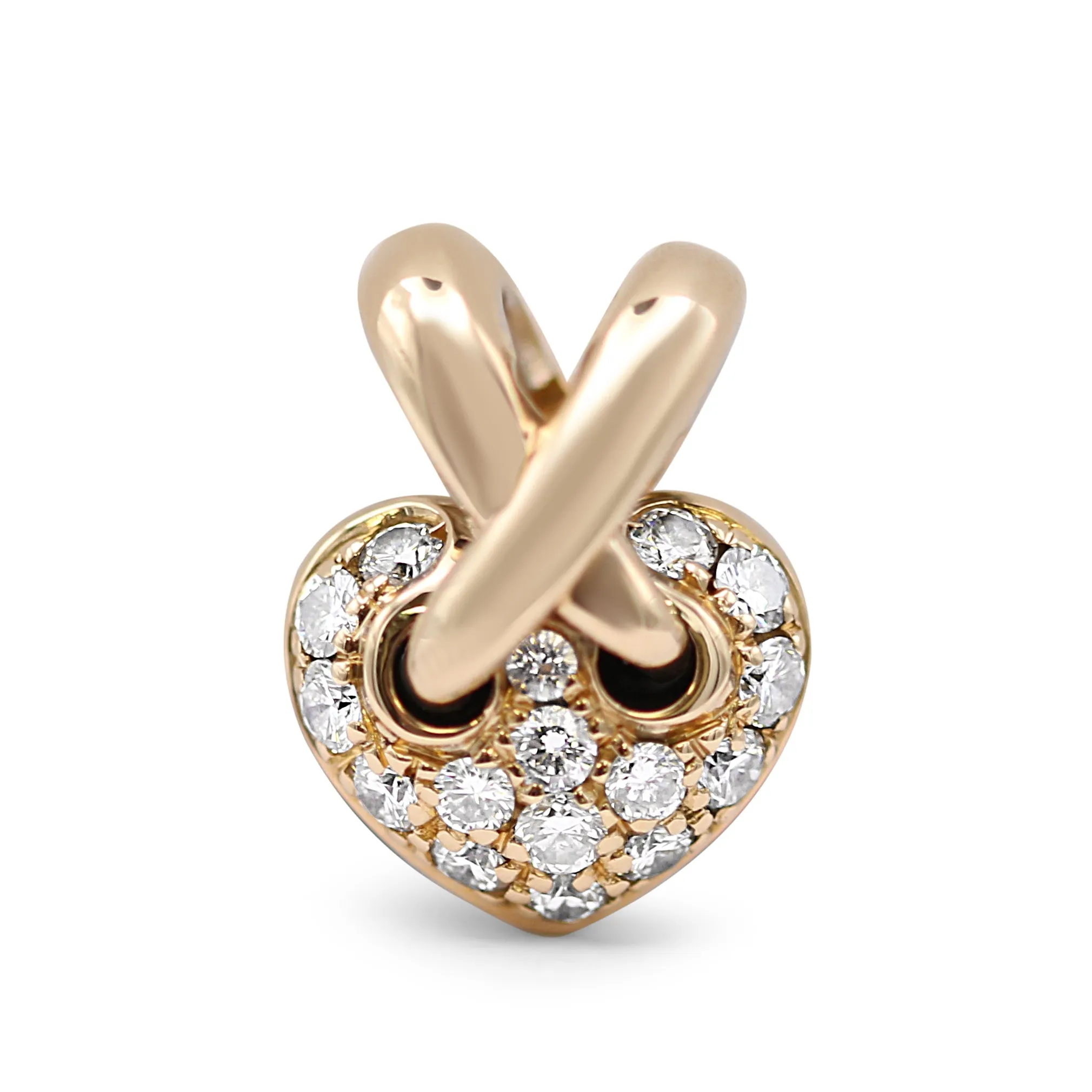 Chaumet Liens Mini Heart Diamond Pendant - 18ct Yellow Gold