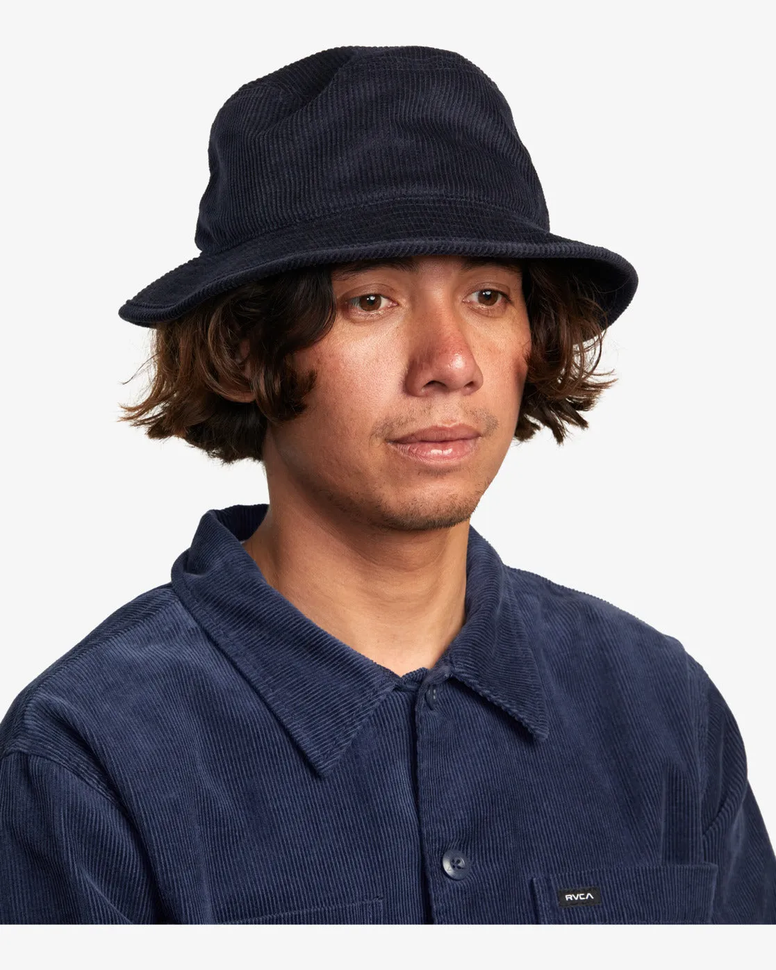 Chunky Cord Bucket Hat - Moody Blue