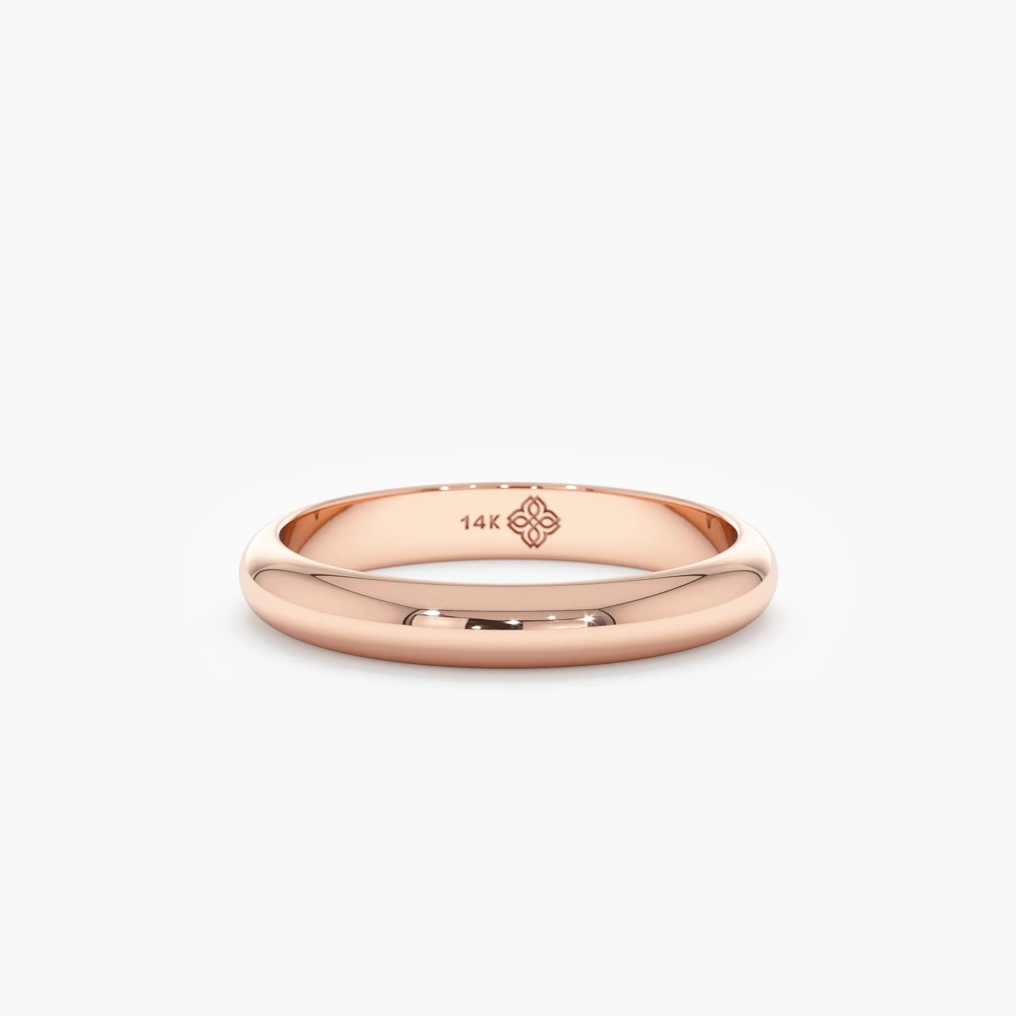 Classic Wedding Band - 3 mm, Sofia