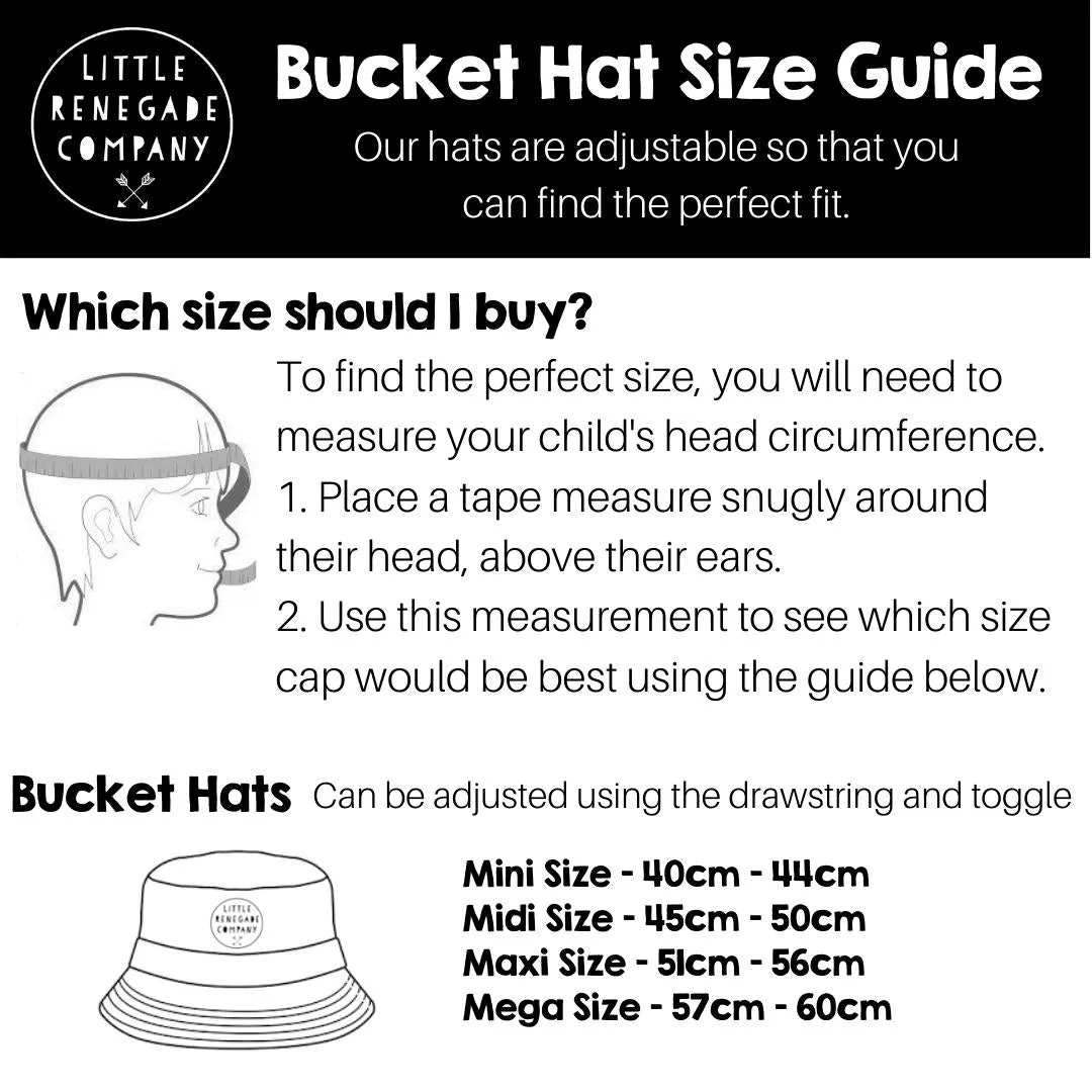 CLOUD BUCKET HAT - 4 Sizes