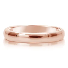 Comfort Fit Wedding Ring In 14K Gold (4mm)