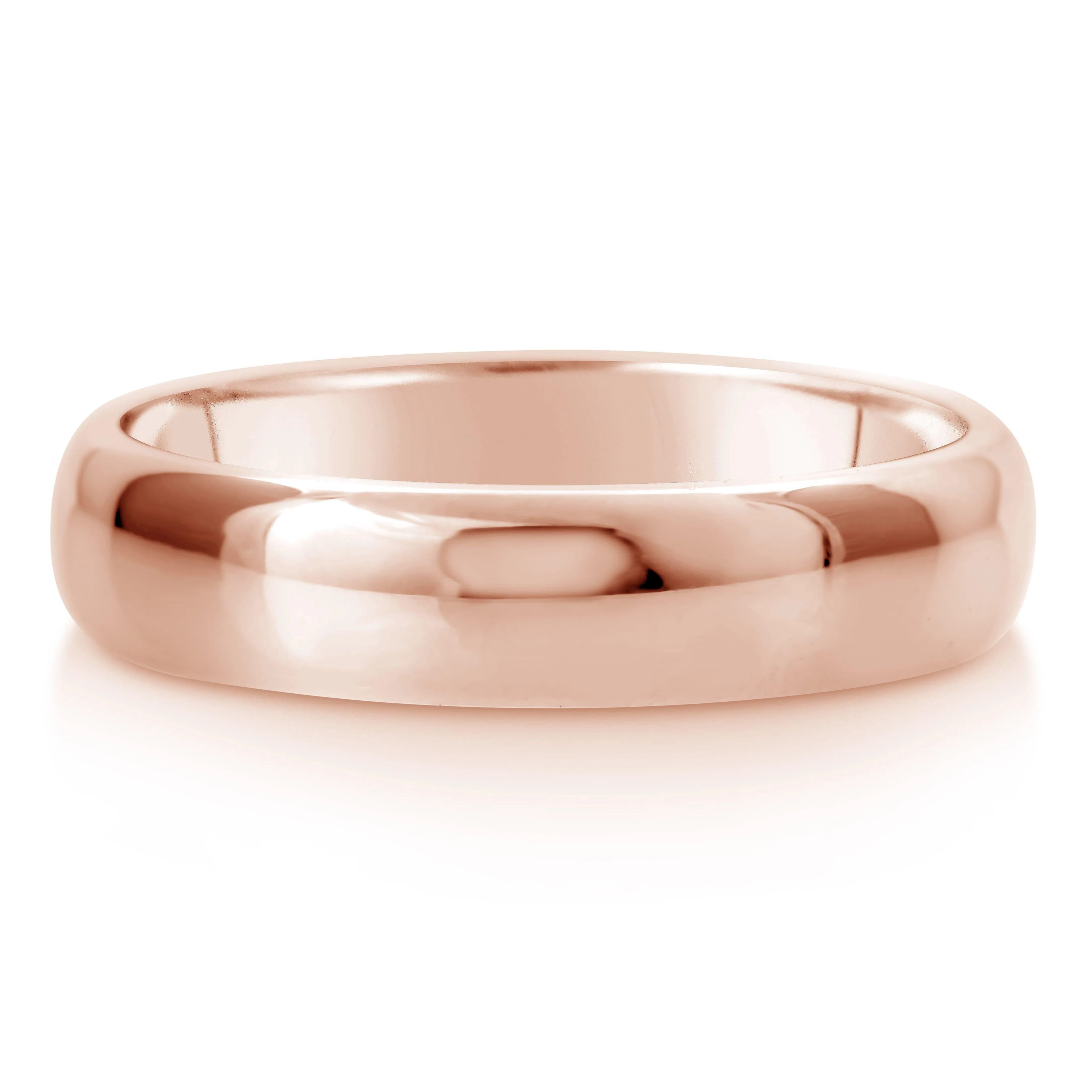 Comfort Fit Wedding Ring In 14K Gold (5mm)