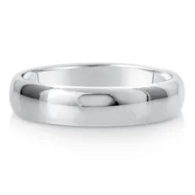 Comfort Fit Wedding Ring In 14K Gold (5mm)