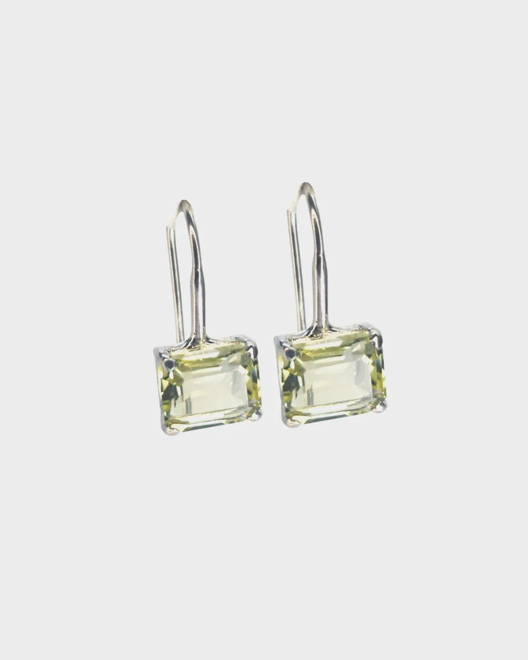 COVET HANDMADE - FRANKIE CLASSIC LEMON QUARTZ SILVER